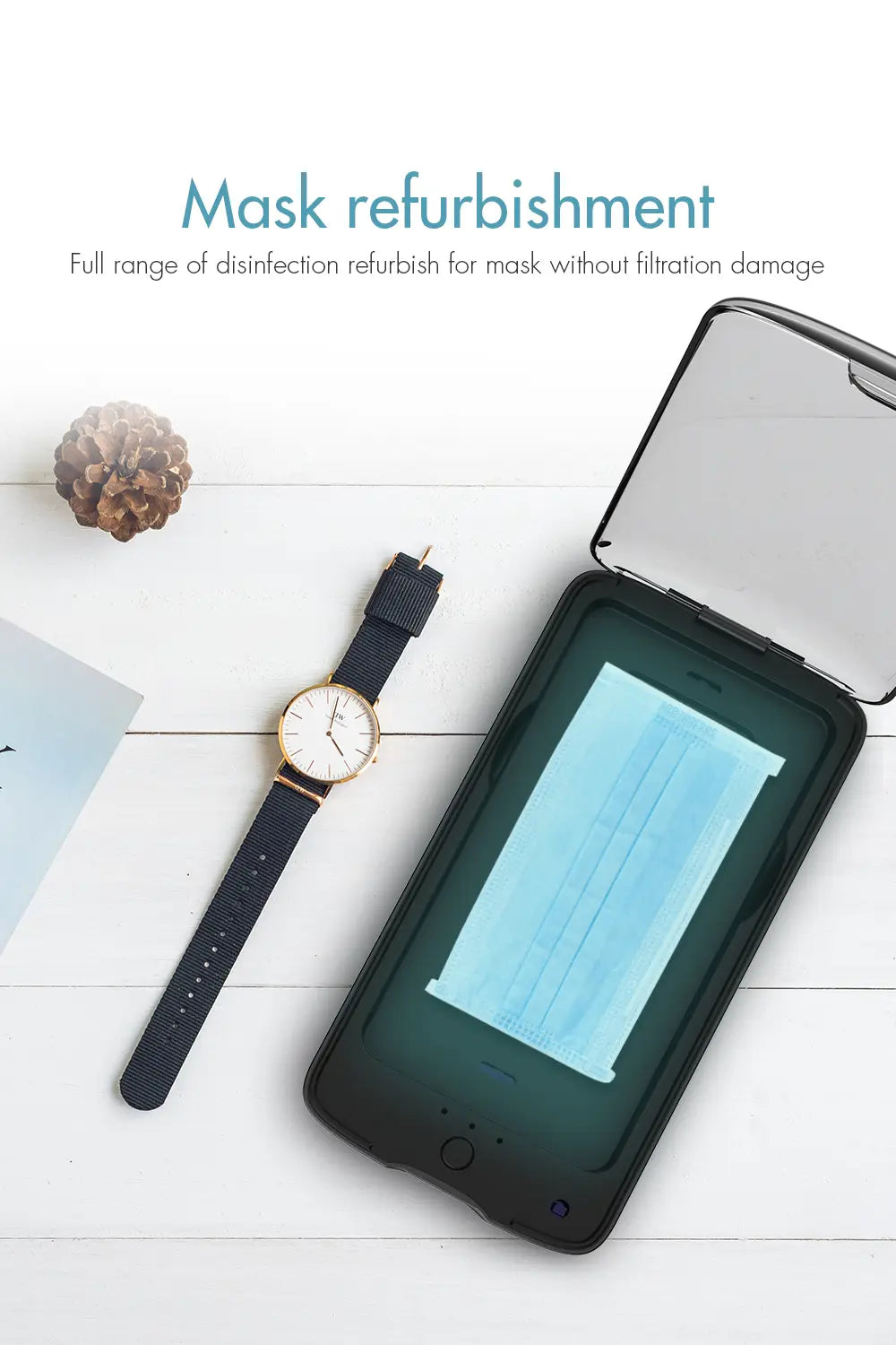 X40 Mobile Phone Wireless Charger Charging Disinfection