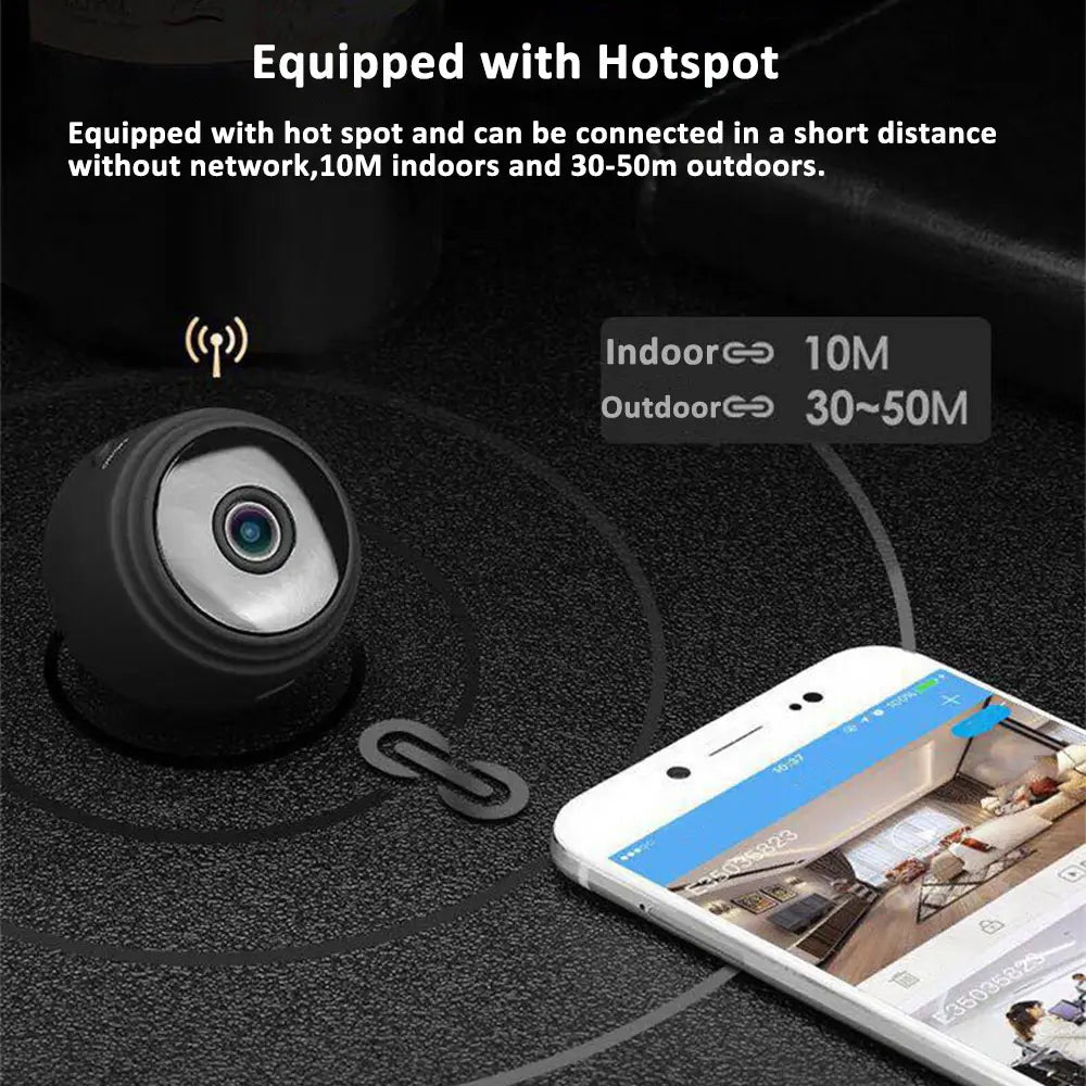 A9 1080p Hd Mini Wireless Wifi Ip Camera Dvr Night Vision