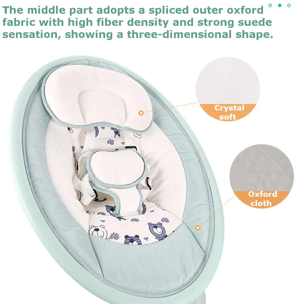 Bioby Baby Swing Bouncer Chair, Multi-function Music