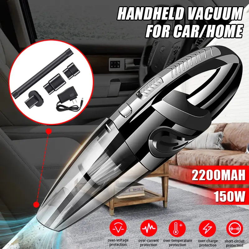 Audew 150w Rechargeable Wet Dry Cordless Hepa Handheld Car