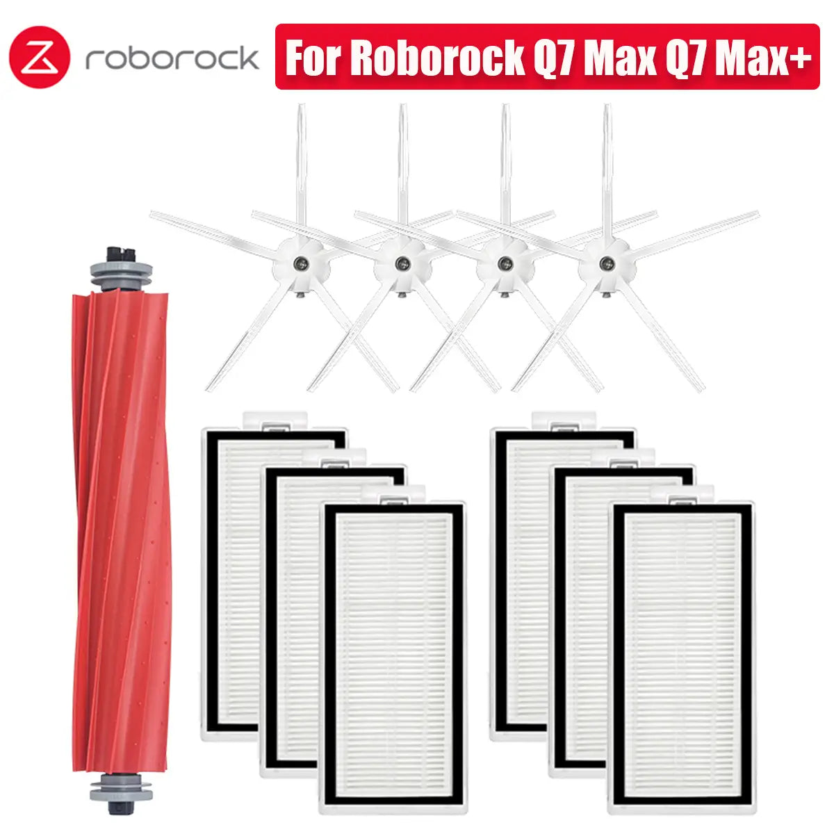 11/17pcs Replacements For Roborock Q7 Max Max+ Main Brush
