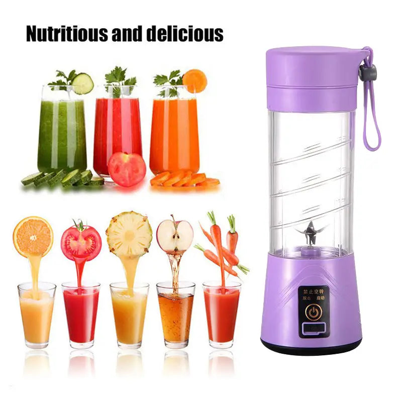 Portable Usb Juicer - 400ml Electric Smoothie Maker