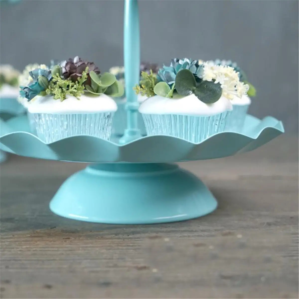 Blue Cake Holder Cupcake Stand - Party Decorations