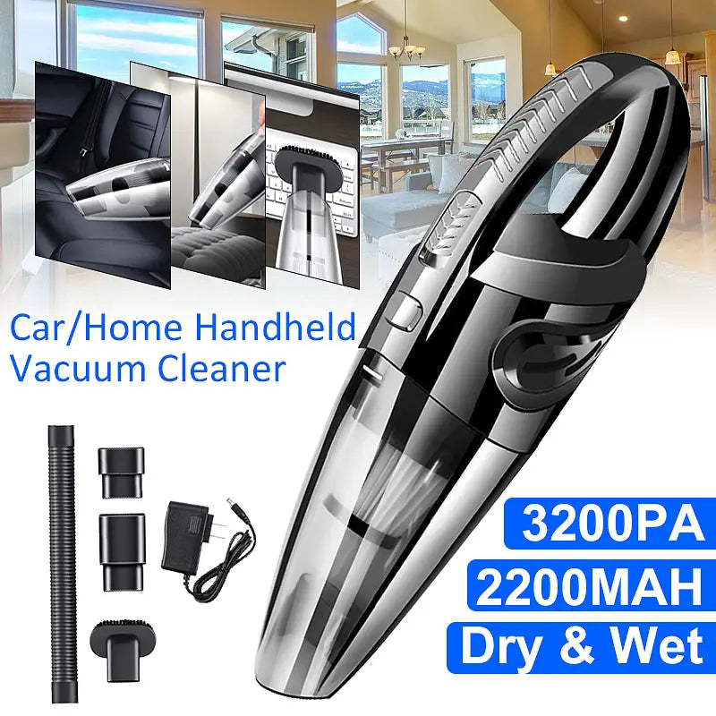Audew 150w Rechargeable Wet Dry Cordless Hepa Handheld Car