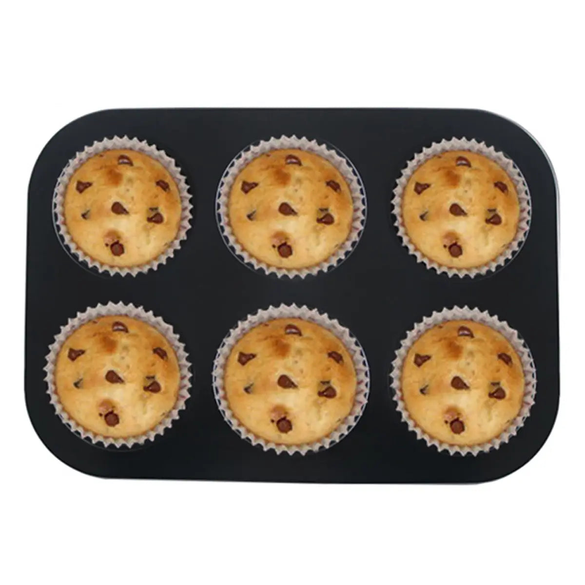 Muffin Pan - 6pc Round Bake Cup Cake Tray