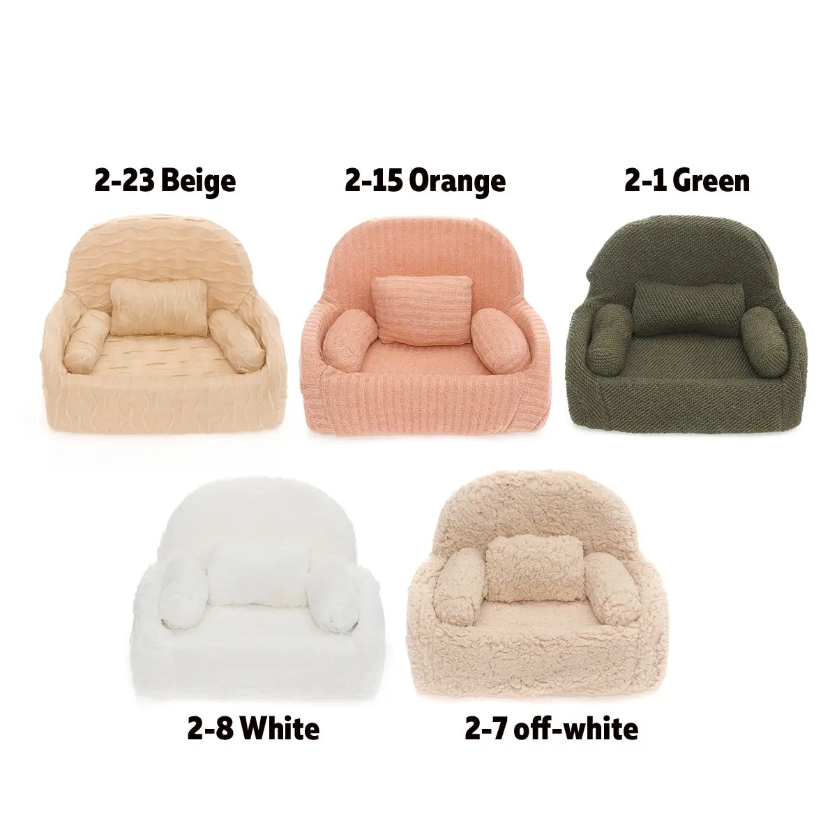 4 In1 Newborn Baby Boy Girl Photography Sofa Chair Soft