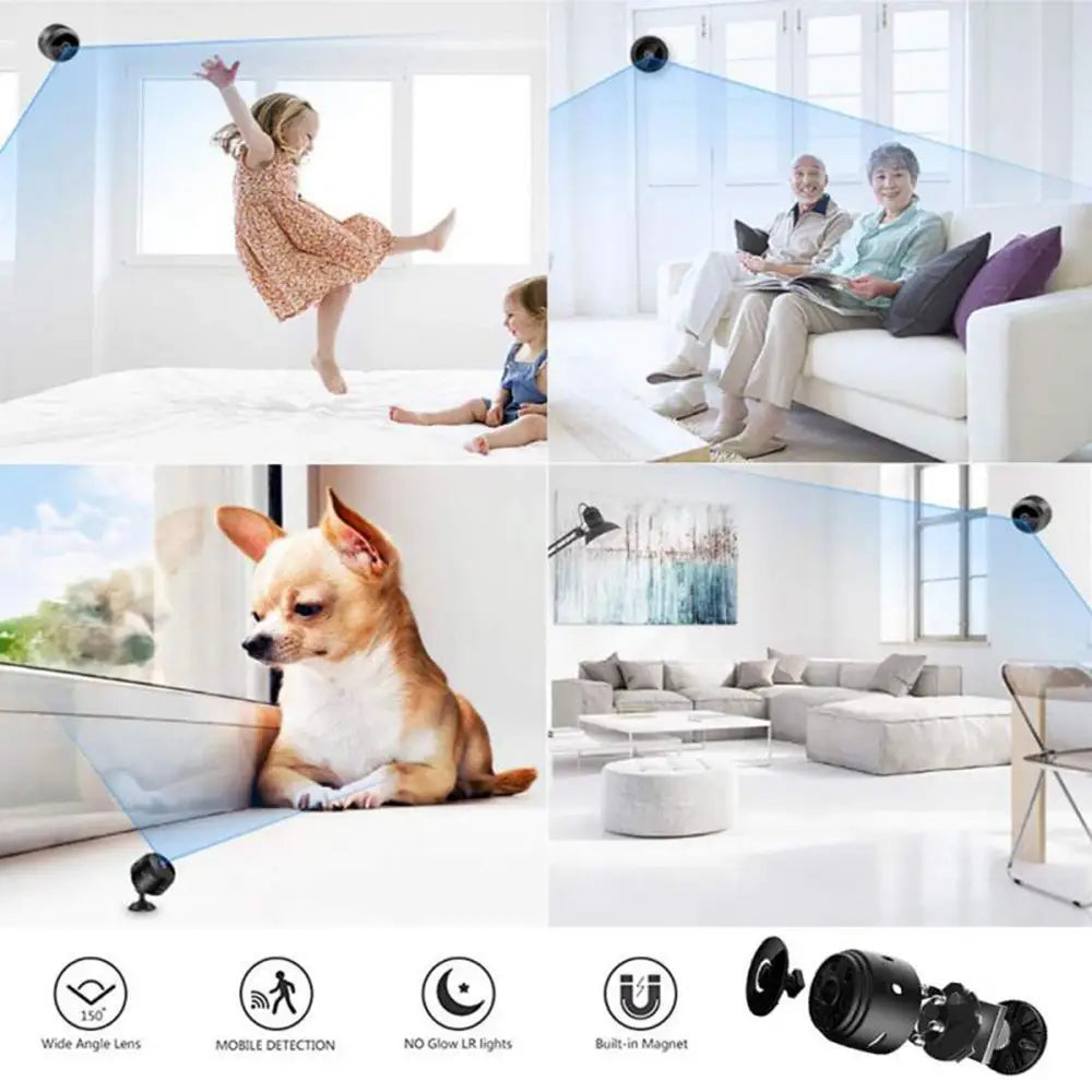 Guudgo A9 1080p Hd Mini Wifi Ap Usb Ip Camera Wide Angle