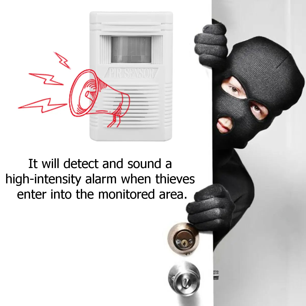 Wireless Pir Motion Sensor Burglar Alarm Ir Security System