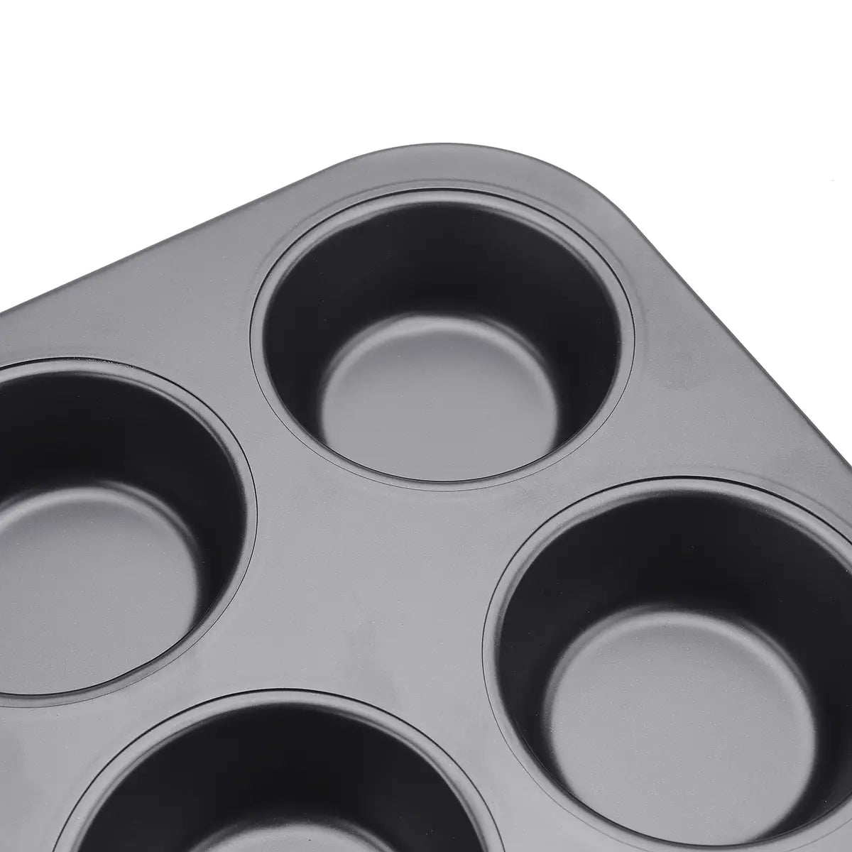 Muffin Pan - 6pc Round Bake Cup Cake Tray