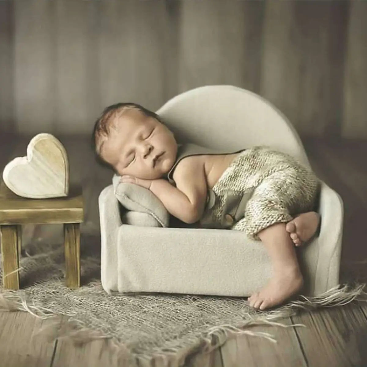 4 In1 Newborn Baby Boy Girl Photography Sofa Chair Soft