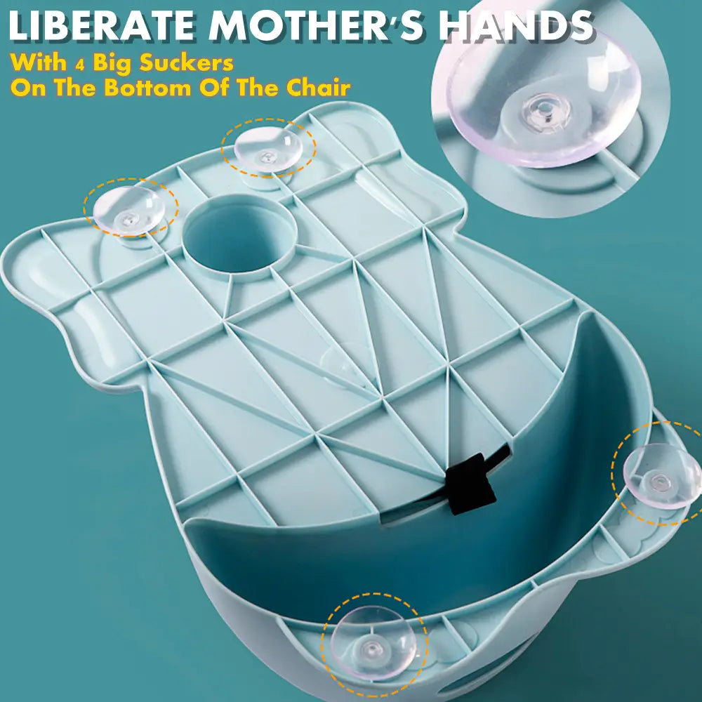 Baby Bathtub Kids Bath Seat Waterproof Anti-slip Babybath