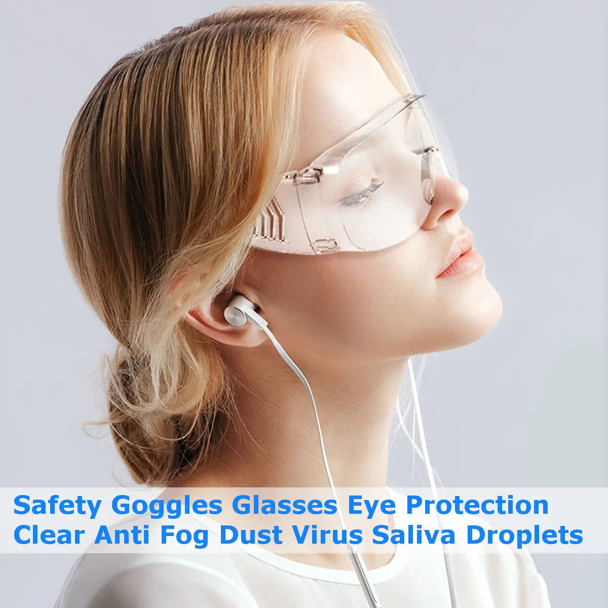 Children Adult Safety Goggles Anti Fog Dust Splash-proof