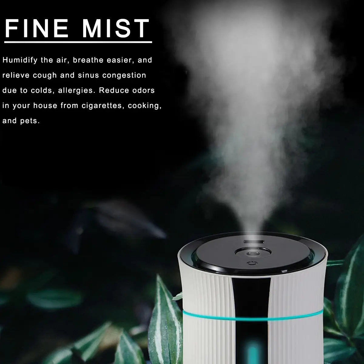 Portable Usb Humidifier 2 Gear Spray Mode Air Diffuser