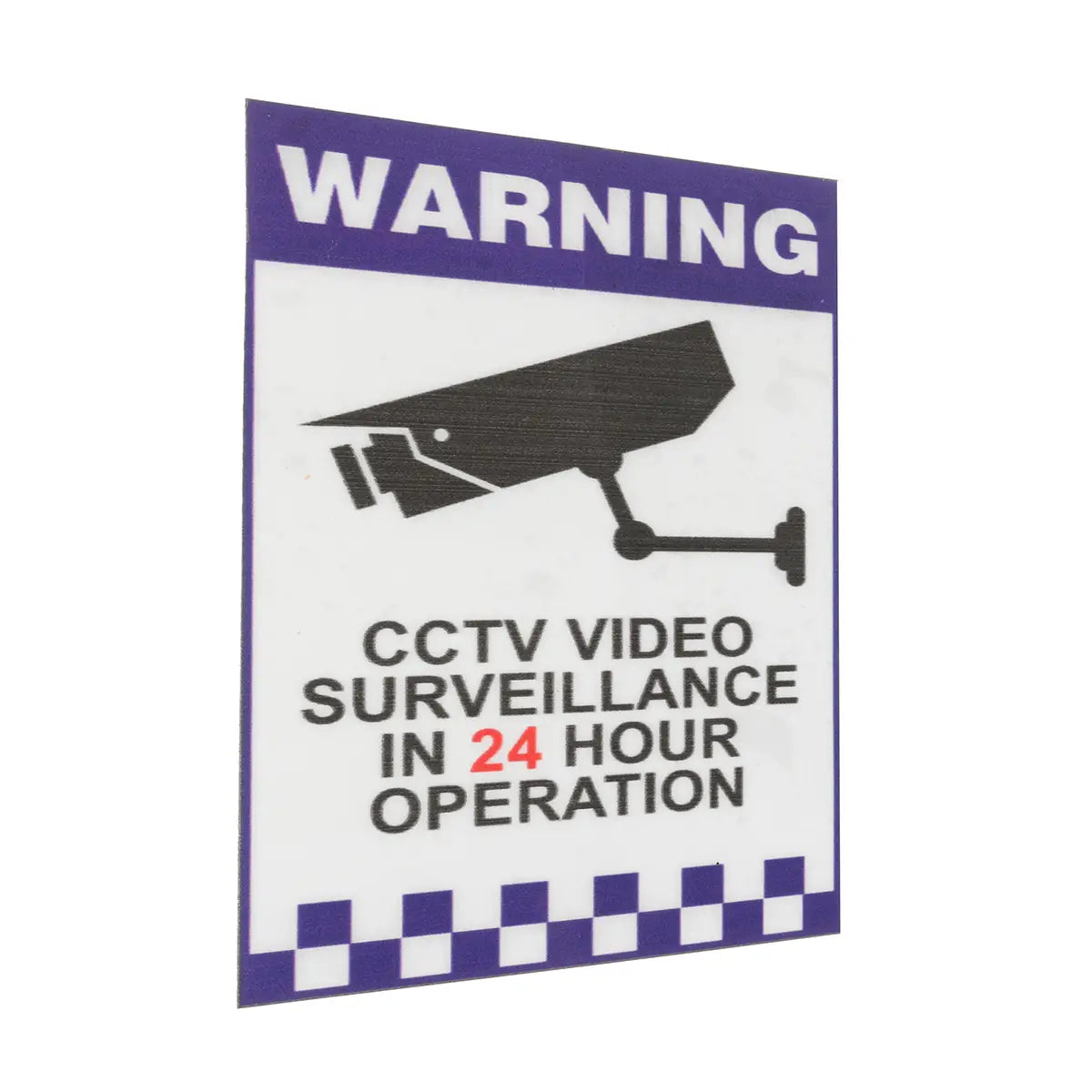 Warning Cctv Security Surveillance Camera Decal Sticker Sign
