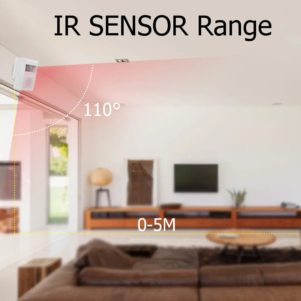 Wireless Pir Motion Sensor Burglar Alarm Ir Security System