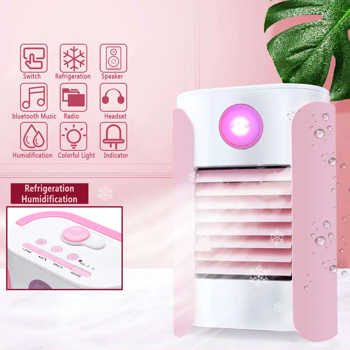 Multi-function Air Conditioner Cooler Fan Humidifier