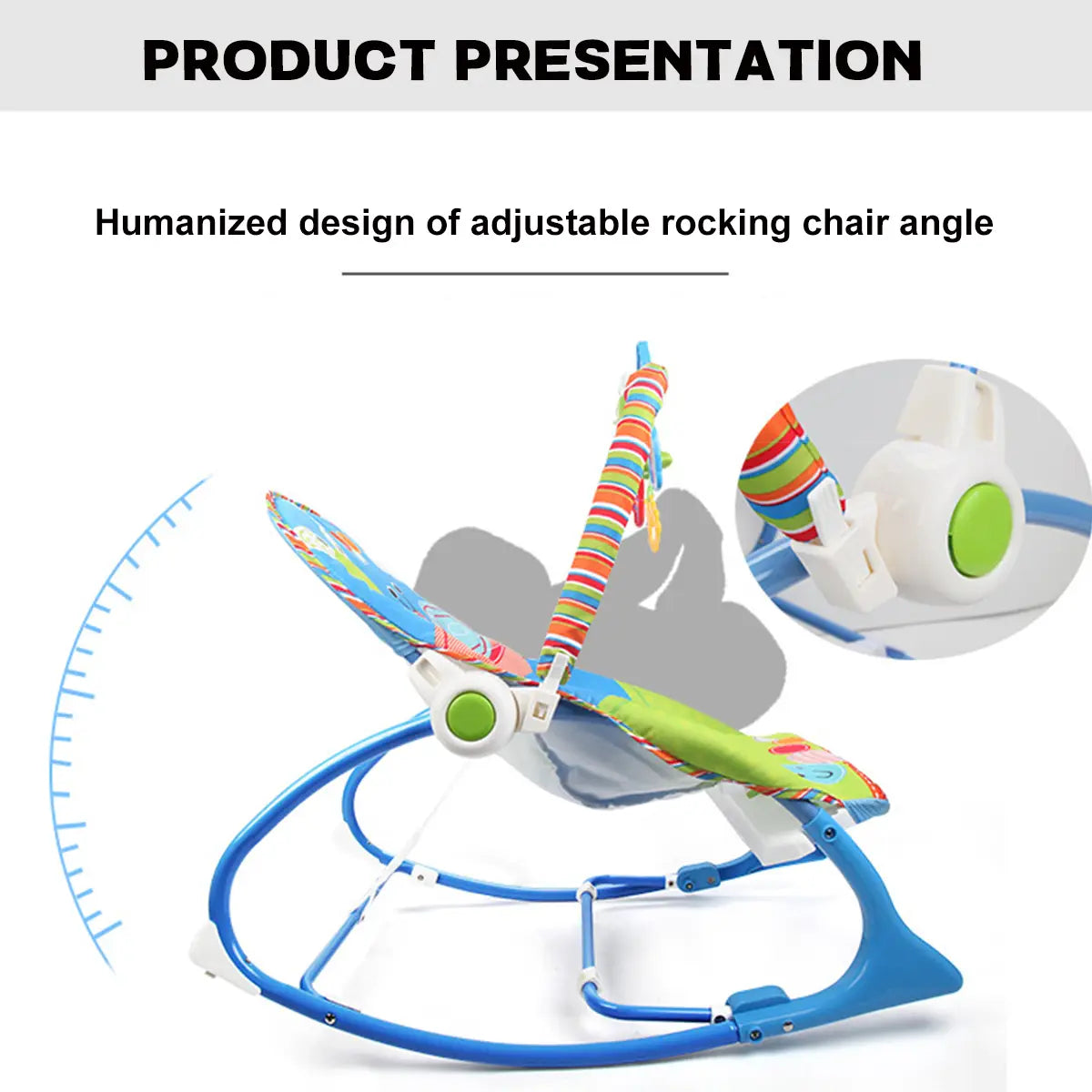 Multifunctional Lightweight Baby Cradling Chair Music