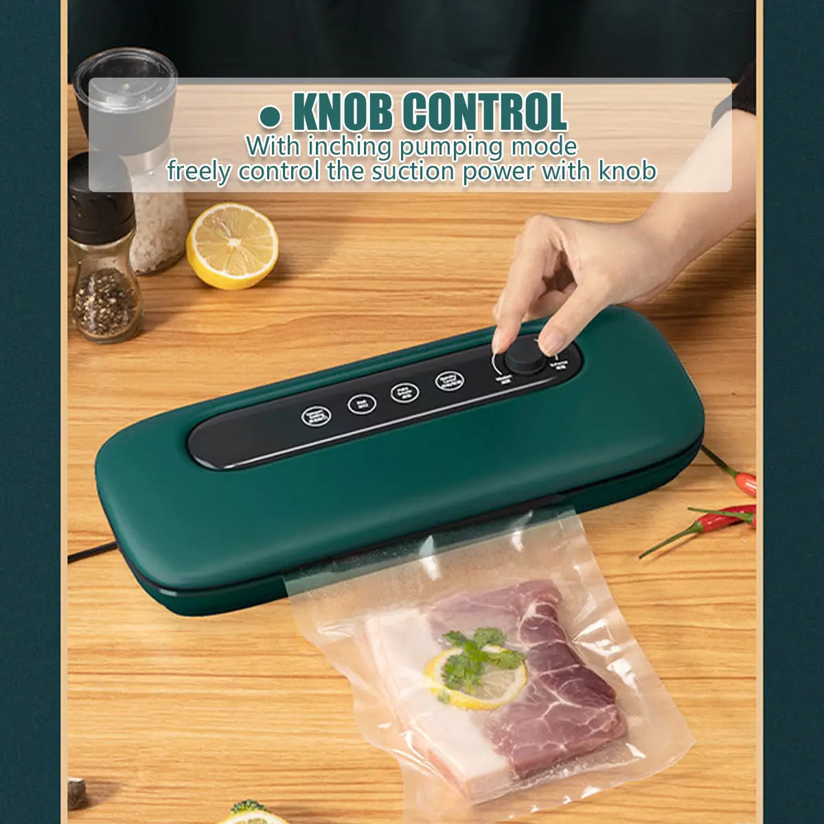 Vacuum Sealer Machine, Full Automatic Food Sealer Air