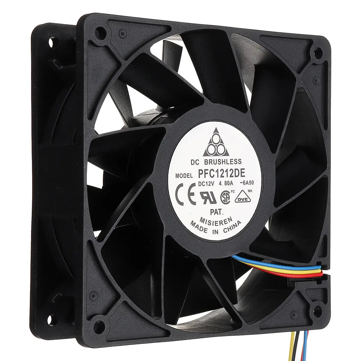 4pin Strong Airflow 5000rpm Cpu Cooling Fan For Antminer