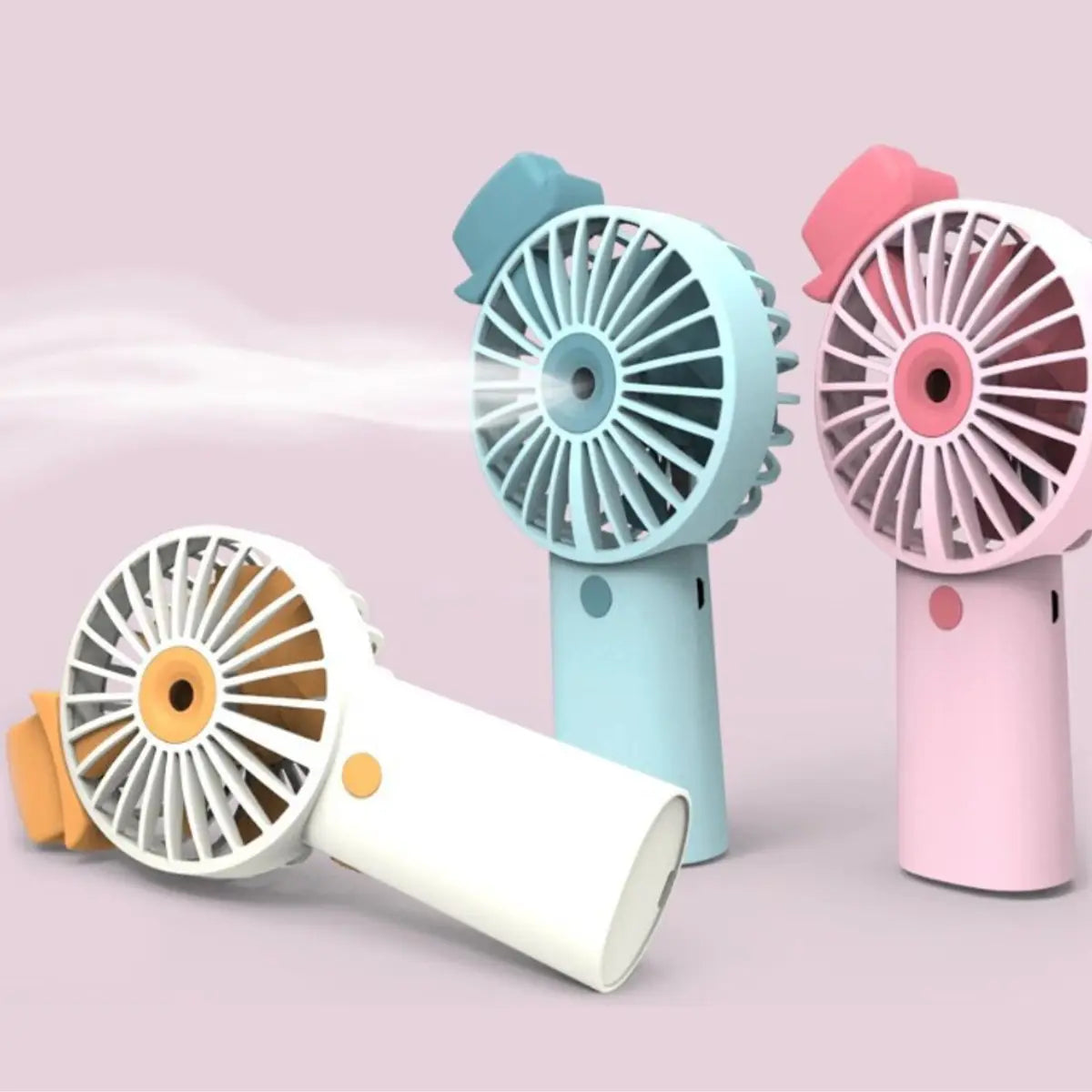 3 Speed Mini Portable Fan Handheld Rechargeable Usb Cooling