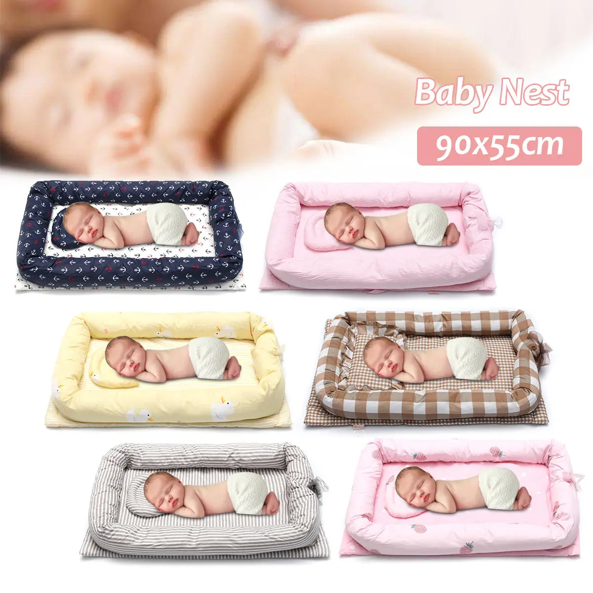 Portable Baby Nest Crib Newborn Babynest Infant Sleeping