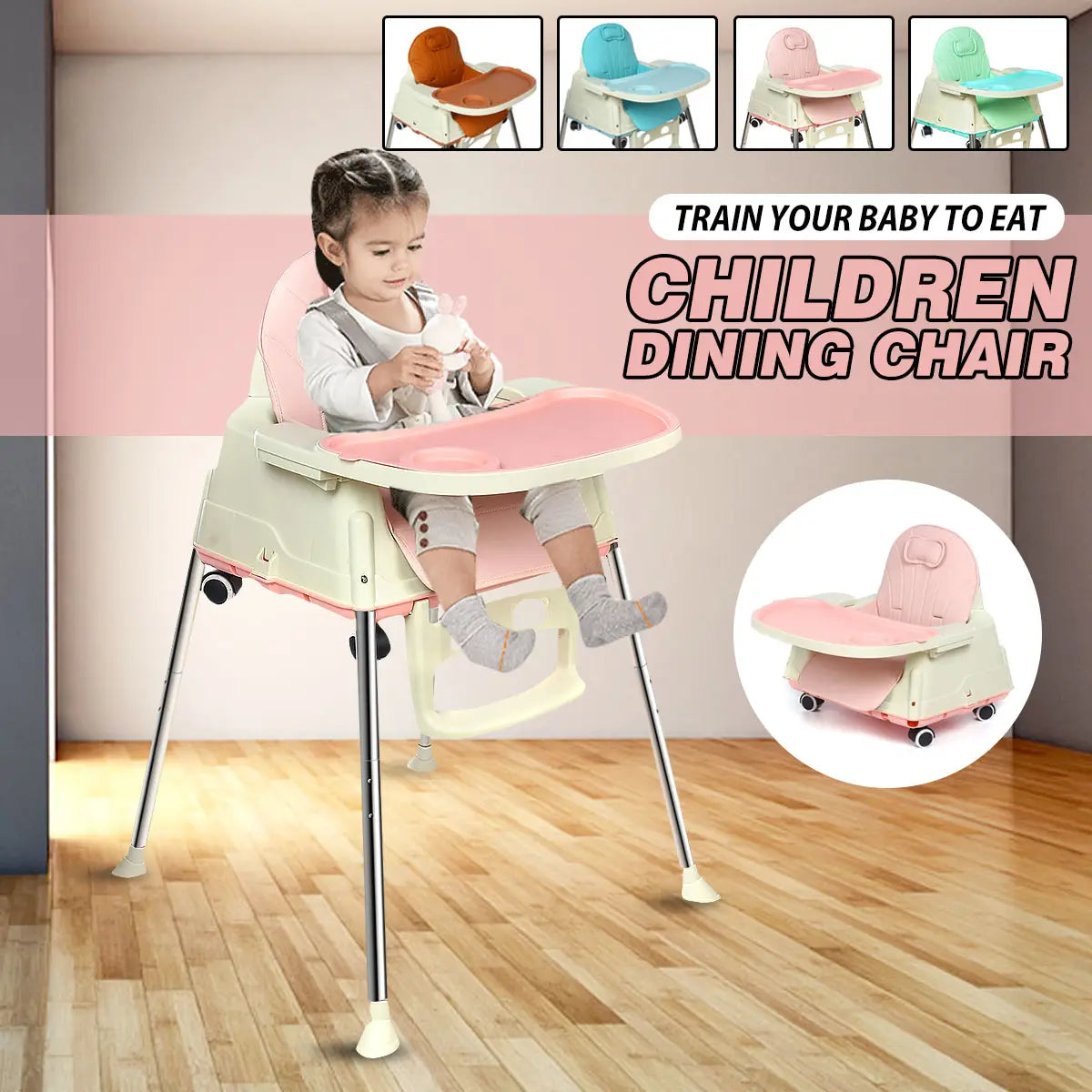 Children’s Dining Chair Baby Eating Table Bb Plastic