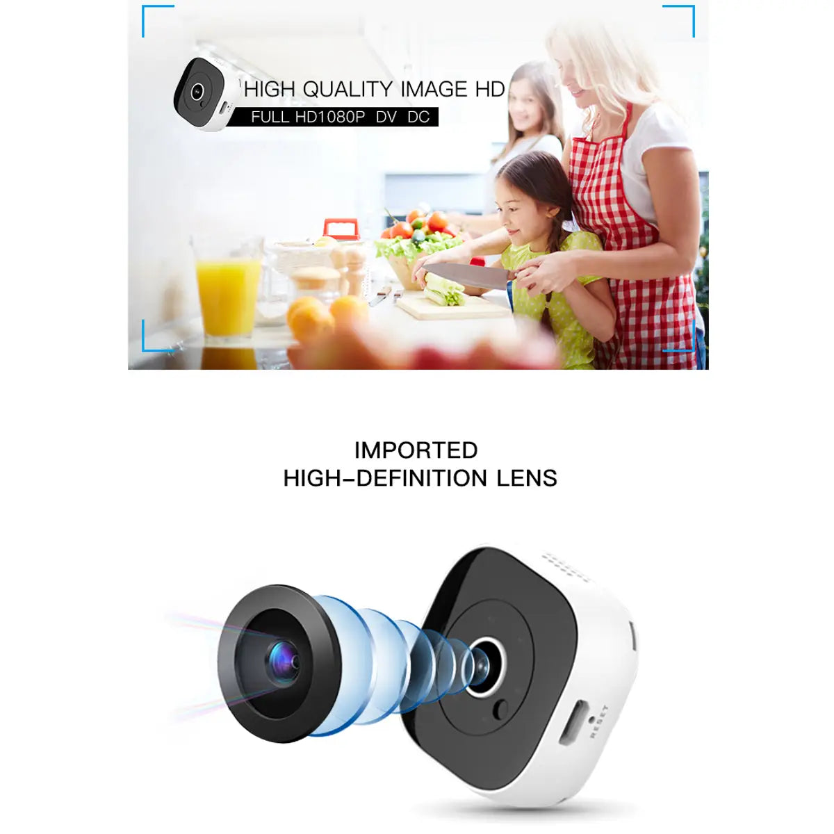 H9 Wireless 120 Wifi Hd 1080p Mini Ip Security Camera Home