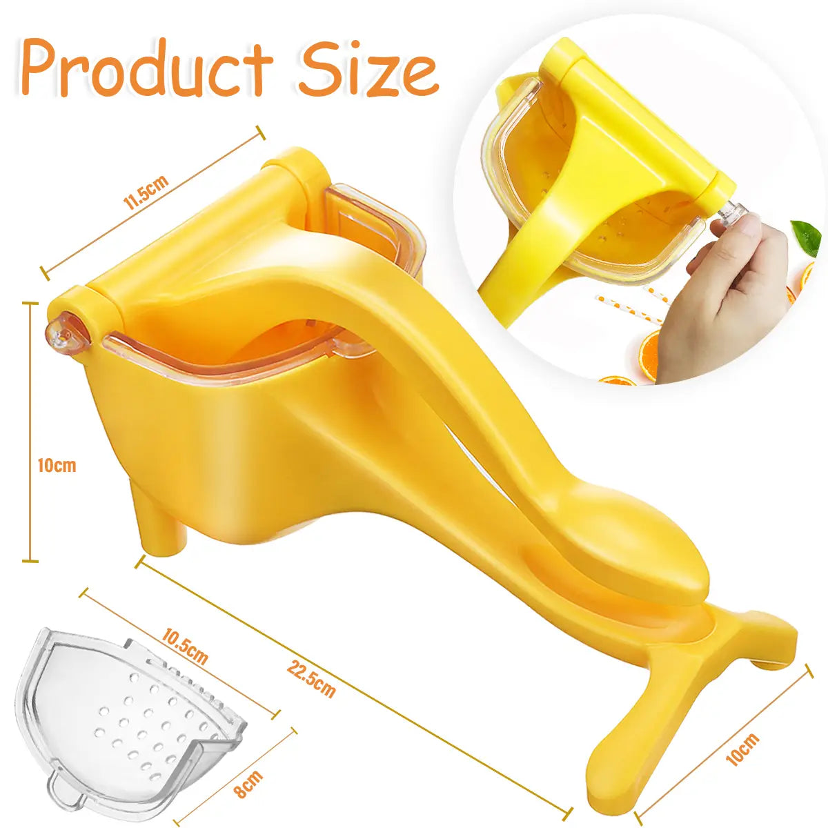 Anti-drip Fruit Juicer Removable Easy Clean