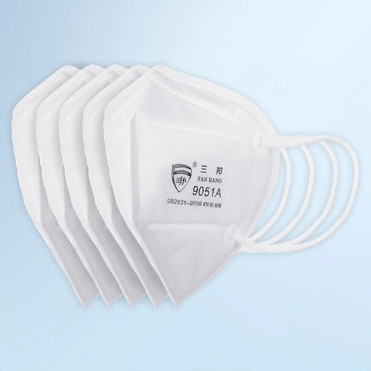 5pcs Mask 3d Protection Pm2.5 Kn95 Respirator For Anti