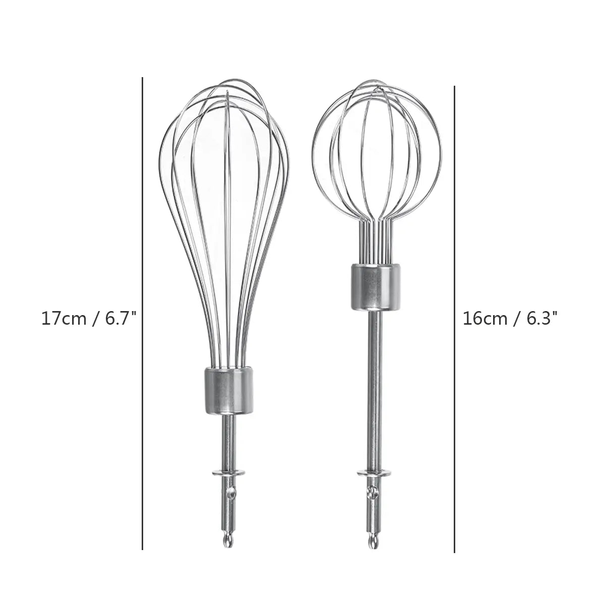 Wireless Hand Mixer 3 Speeds Double Stirring Head Design