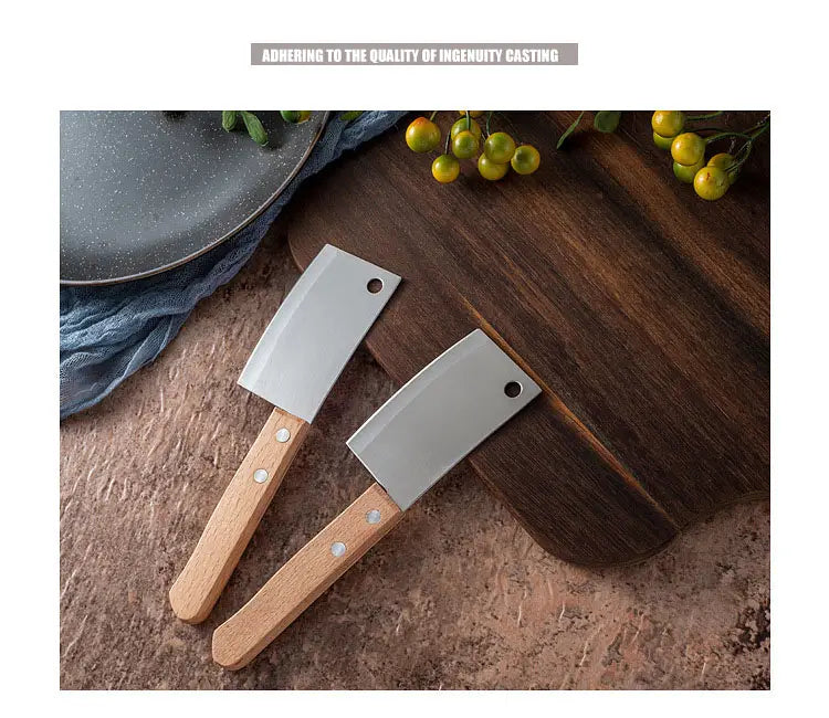 Mini Portable Kitchen Chef Knife Set - Stainless Steel