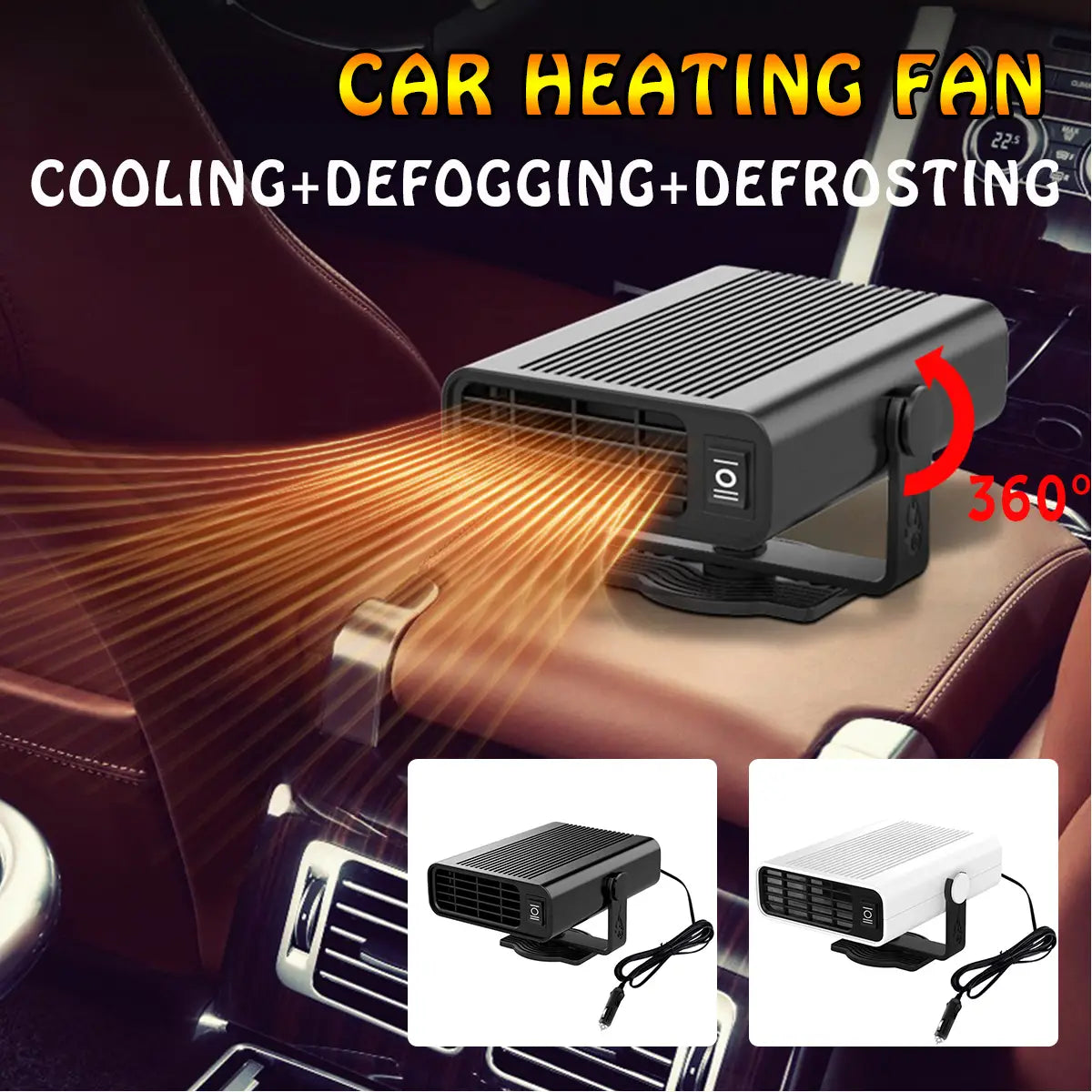 12v/24v Electric Car Heater Fan Instant Heating Adjustable