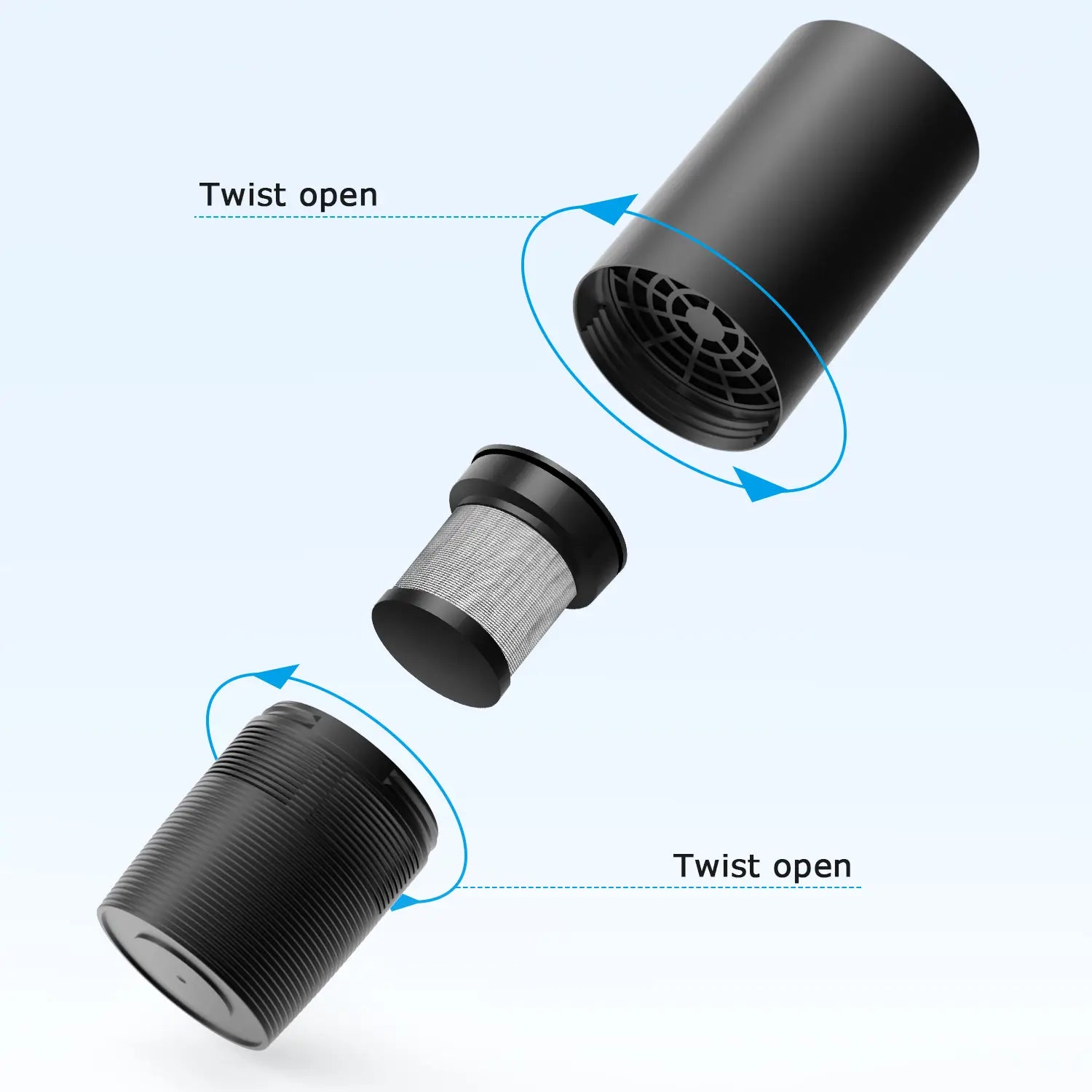 Air Purifier Carbon Filter Hydroponics Activated Charcoal