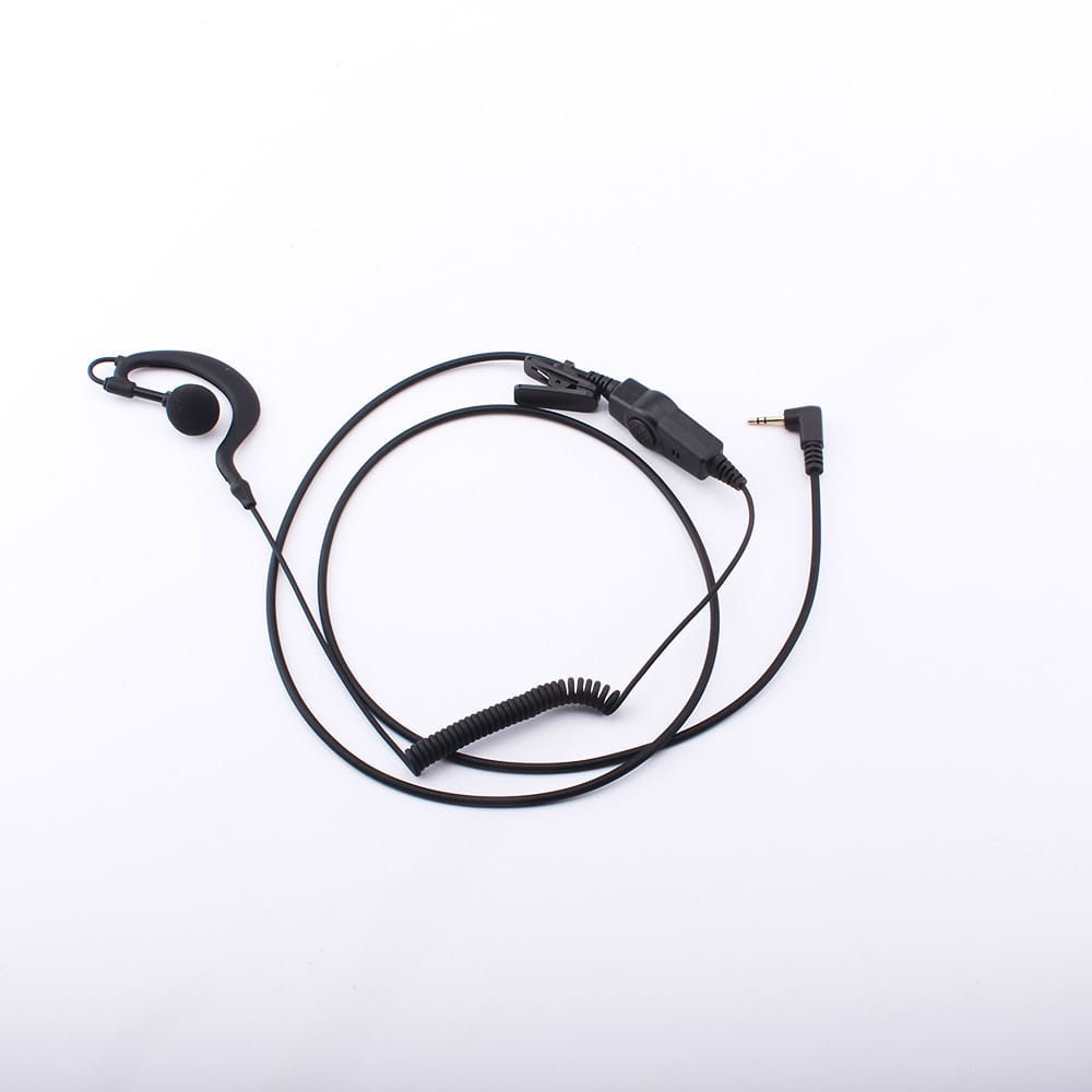 Earphone Intercom Headset Curve Ear Hook