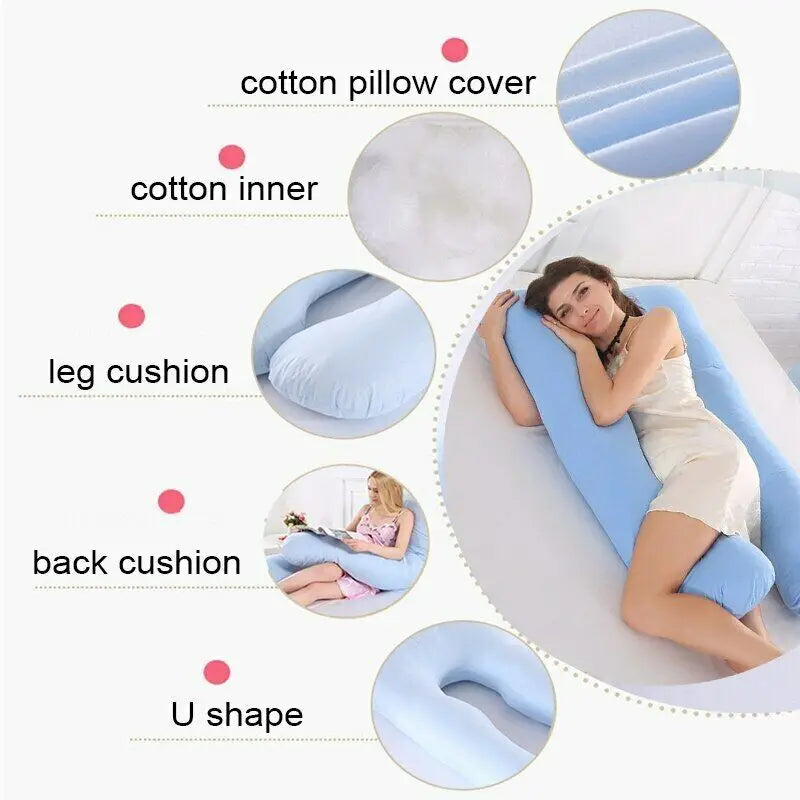 U Type Pillow Shaped Body Support Comfortable With 100%