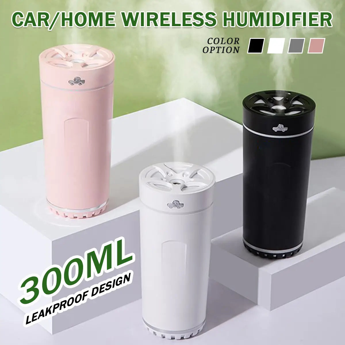300ml Air Humidifier Aroma Diffuser Nano Atomization