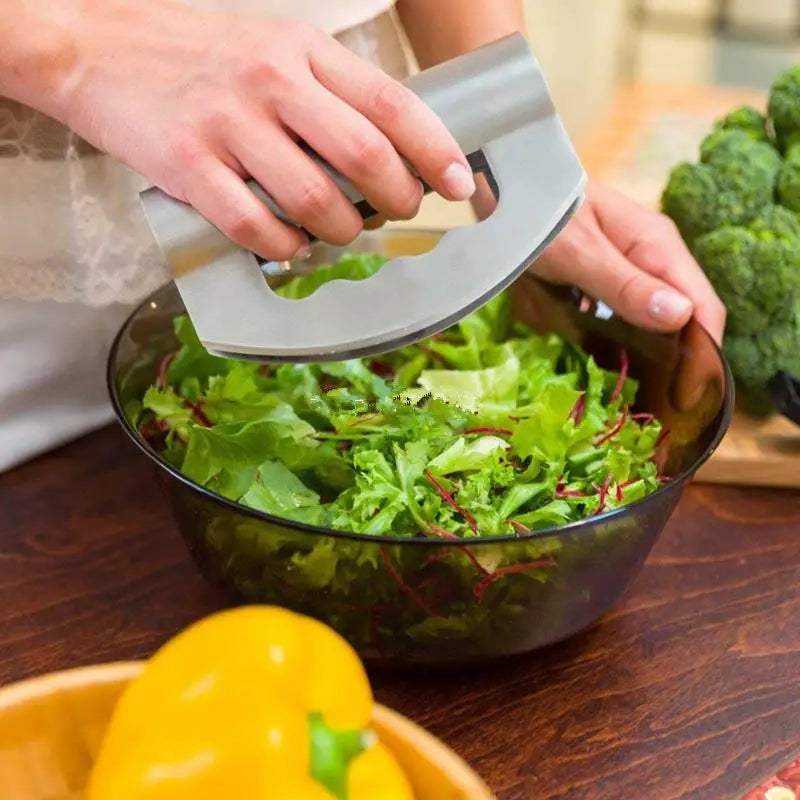 Double-head Salad Chopper - Vegetable Cheese Cutter