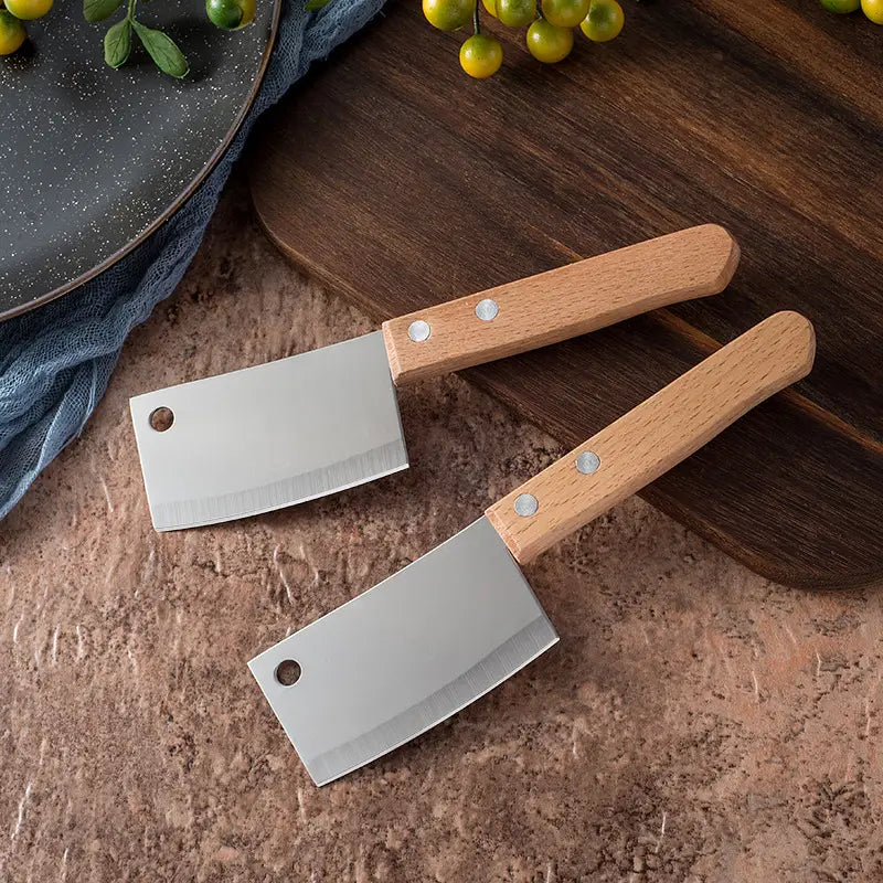 Mini Portable Kitchen Chef Knife Set - Stainless Steel