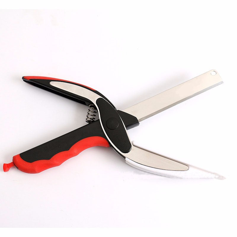 Vegetable Food Scissor And Cutting Board Stainless Cutter