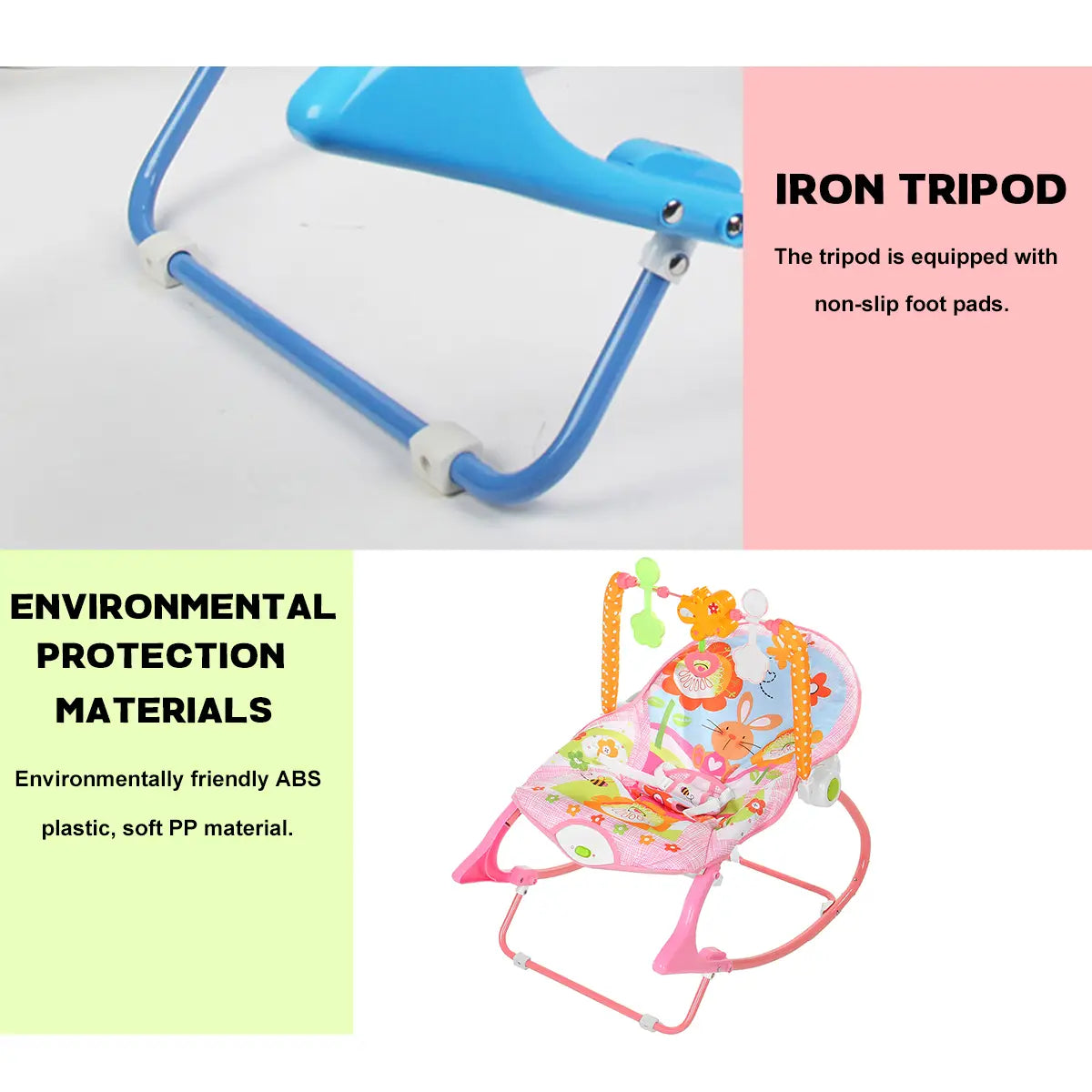 Multifunctional Lightweight Baby Cradling Chair Music