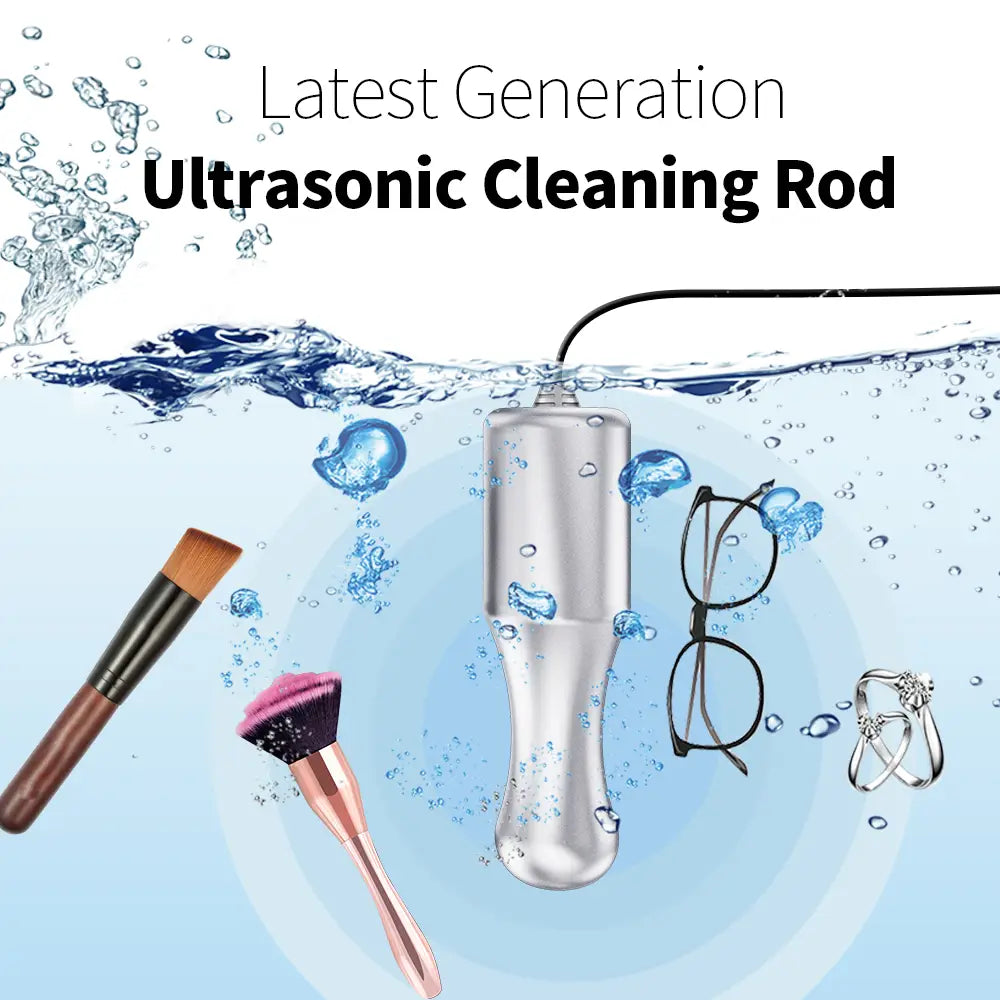 Geneng Portable 100w Ultrasonic Cleaner Cleaning Rod Glasses