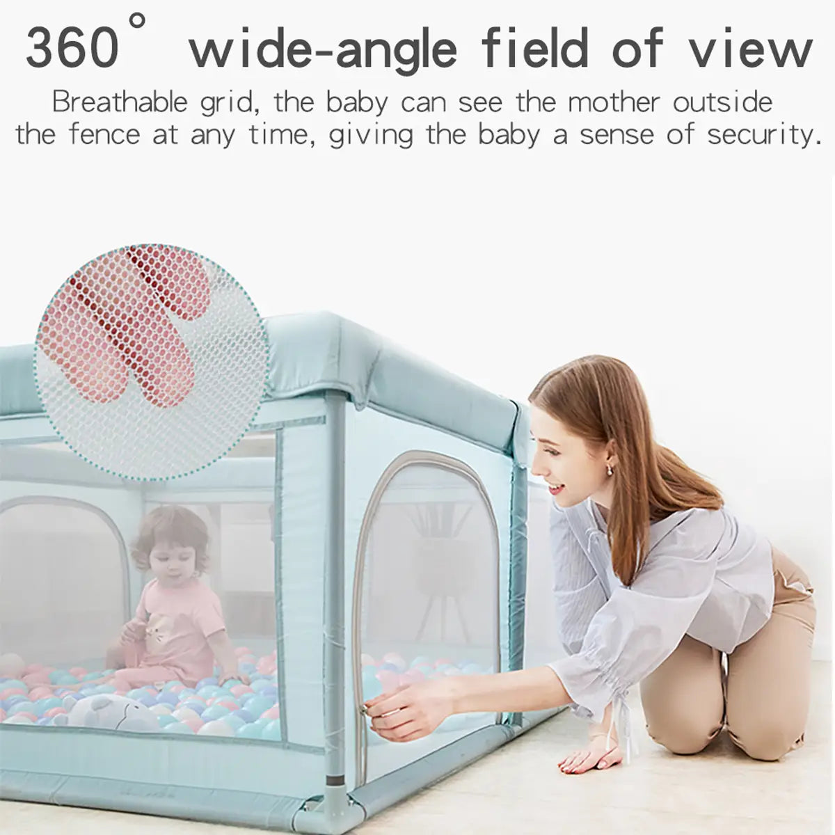 Baby Playpen Interactive Safety Indoor Gate Play Yards Tent