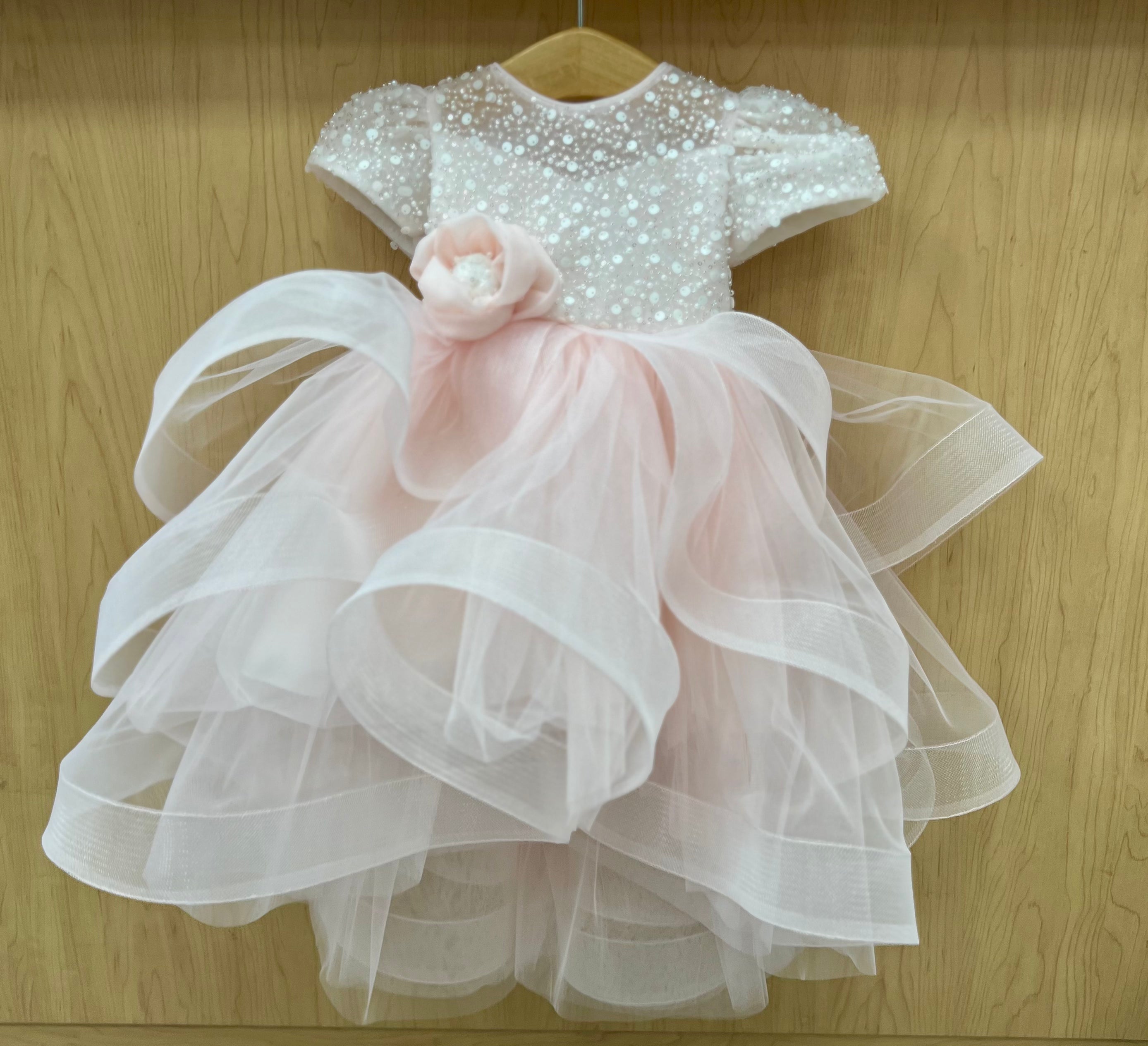 C-11 Pink  1st Birthday Dress Dolce Bambini