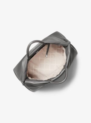 Lina Medium Logo Faux Leather Tote Bag – Michael Kors Pre-Loved