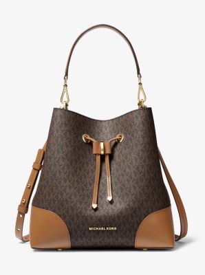 Michael Kors Kenly Graphic Logo Tote Large Multi/Vanilla in PVC/Leather  with Gold-tone - US