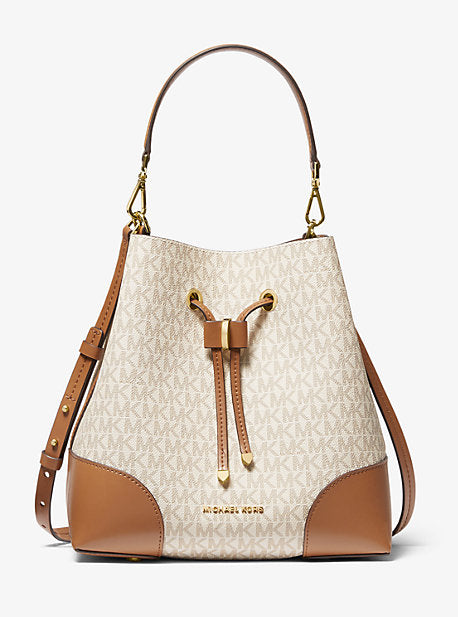 Michael Kors Kenly Graphic Logo Tote Large Multi/Vanilla in PVC/Leather  with Gold-tone - US