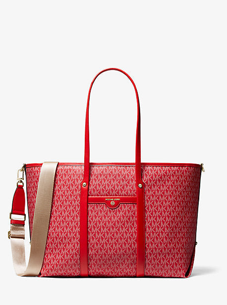 US Outlet Reseller - Michael Kors Kenly Large Graphic Logo Tote