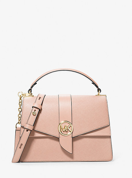 MICHAEL KORS Edith Small Saffiano Leather Satchel