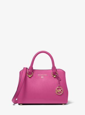 Michael Kors Edith Saffiano Leather Satchel - Macy's