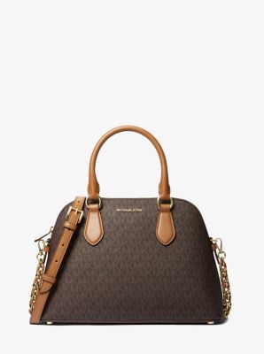 Michael Kors Jet Set Travel Medium Logo Dome Crossbody Bag - ShopStyle